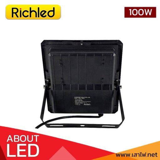 สปอร์ตไลท์โซล่าเซลล์ LED 100W RICHLED รุ่น FIRST